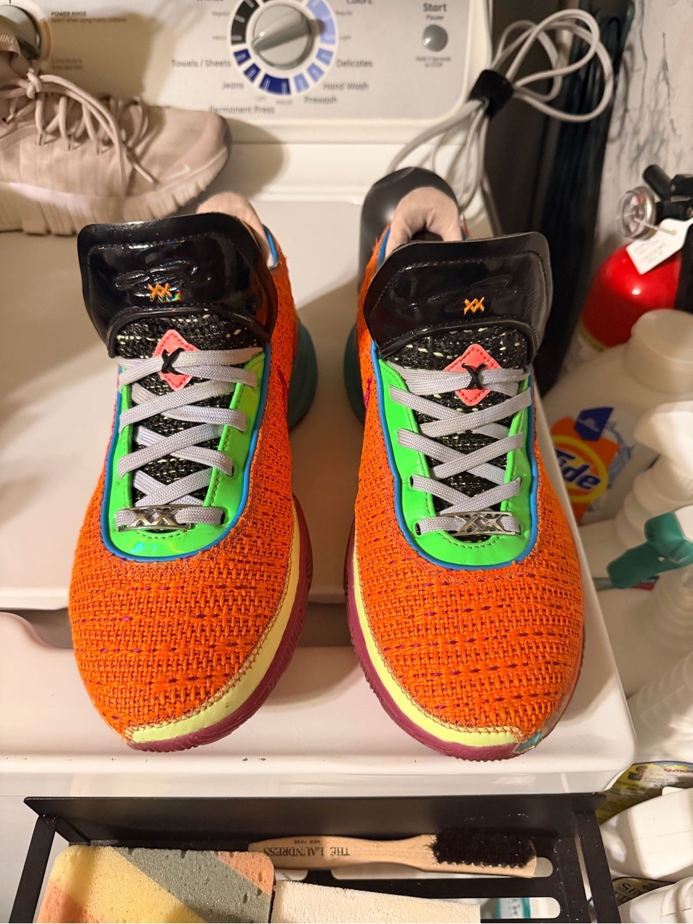 Nike LeBron XX Chosen Sneakers Multicolor Basketball Trainers Shoes Size Mens sz